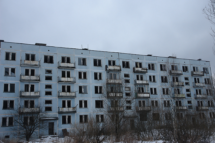 Военный городок при бывших стартовых позициях
