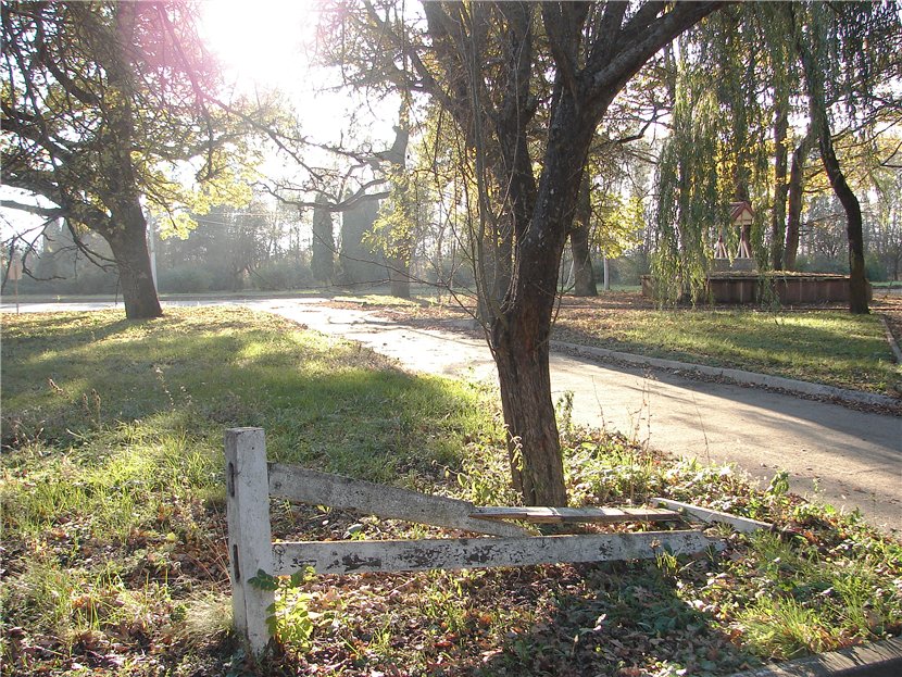 Недостроенная гостиница в парке