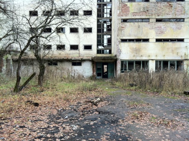 Заброшенный мучной завод