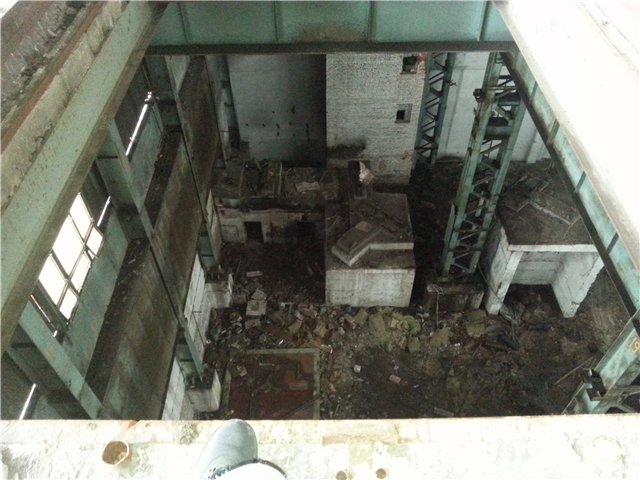 Один из ангаров завода "Серп и Молот"