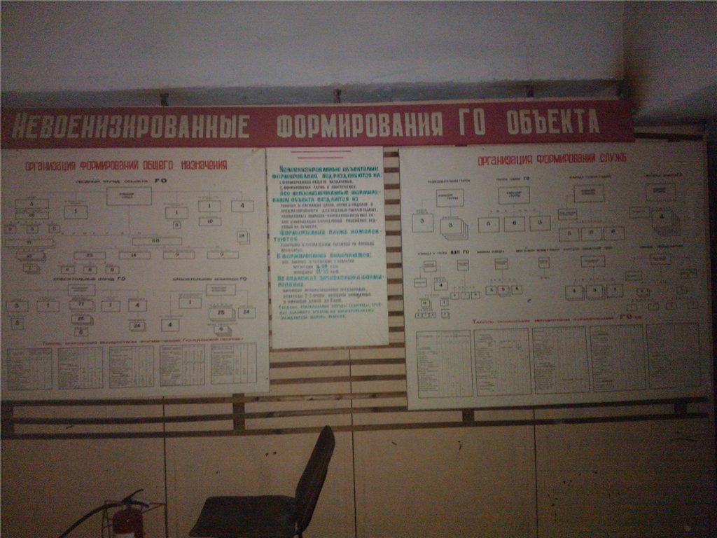 Действующее убежище известного завода