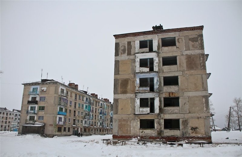 Полу-заброшенный пос.Юбилейный