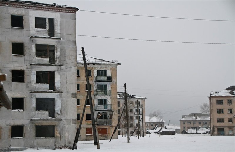 Полу-заброшенный пос.Юбилейный