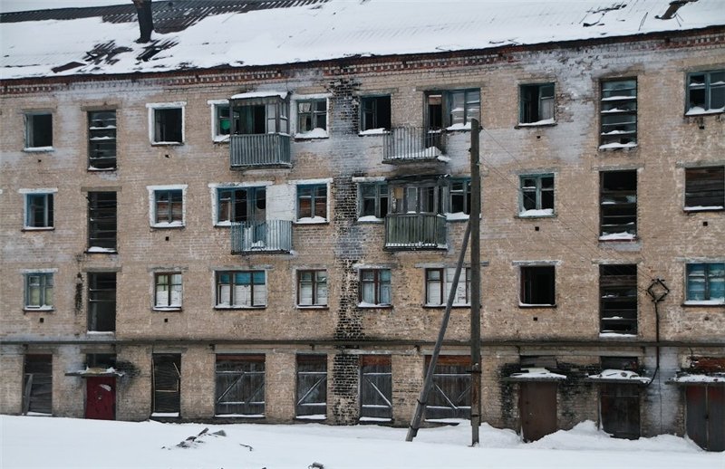 Полу-заброшенный пос.Юбилейный