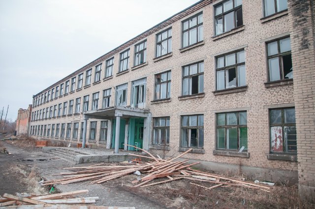 Заброшенная школа пос. Роза 2 уч. Челябинская область
