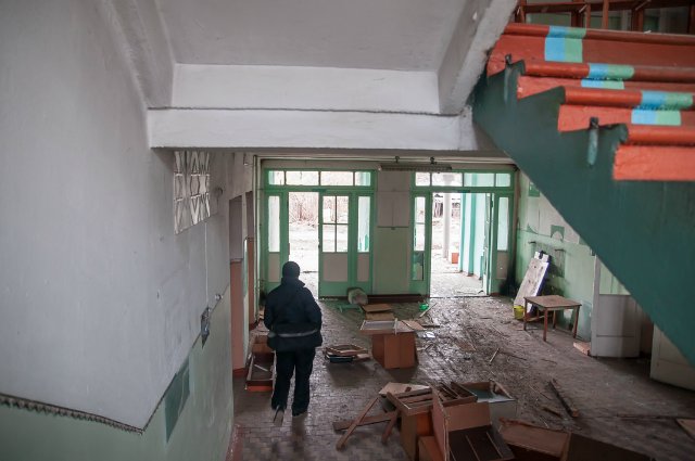 Заброшенная школа пос. Роза 2 уч. Челябинская область
