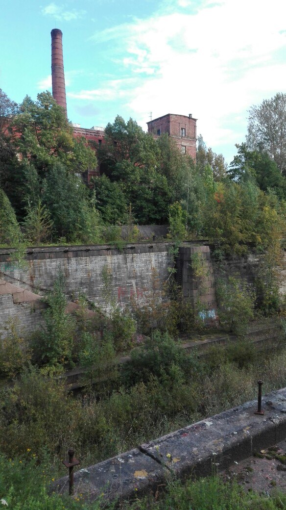 Заброшенный Петровский док в Кронштадте