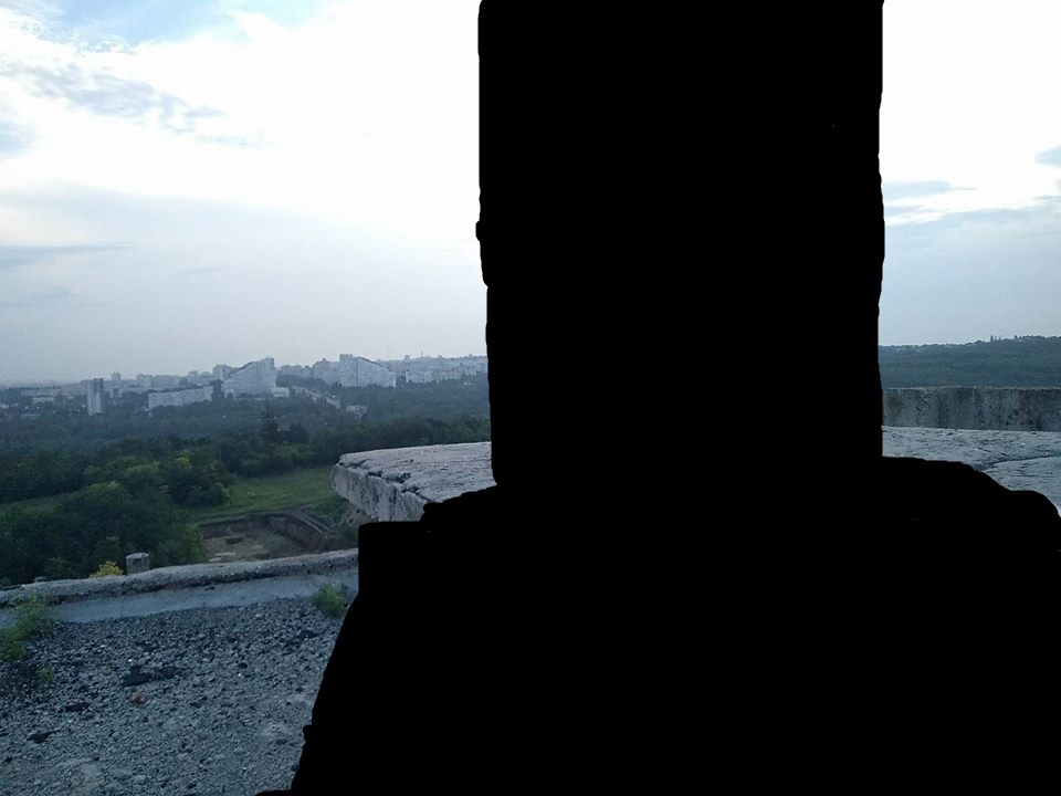Вид на Кишинёв с заброшенной 9-этажки